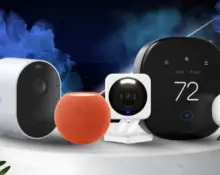A collection of the top-ranked smart home gadgets of 2026 being tested in a modern home environment