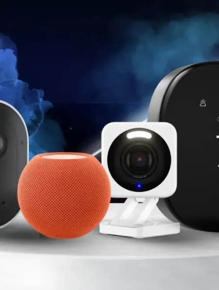 A collection of the top-ranked smart home gadgets of 2026 being tested in a modern home environment