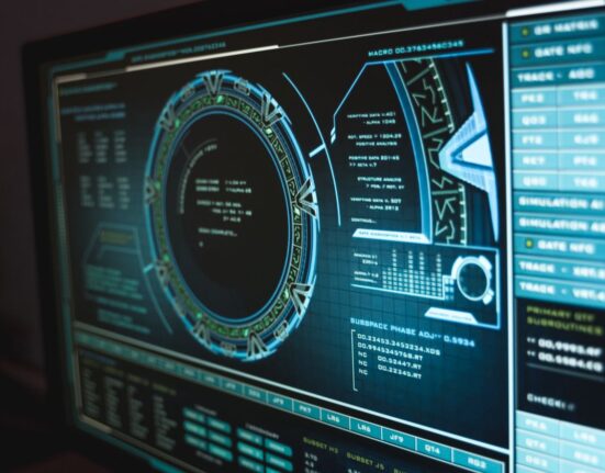 Cybersecurity dashboard on a monitor illustrating antivirus vs internet security suite in Canada