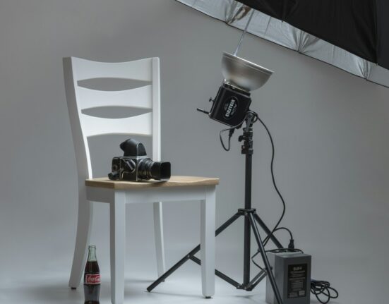 Studio camera and lighting setup for turning product photos into AI promotional videos in the United Kingdom